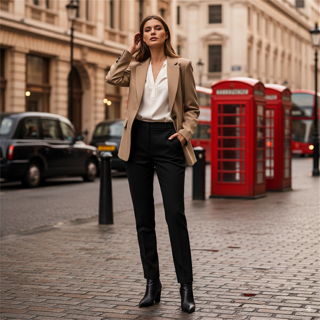 Chic Brown Blazer in Women's Tailoring