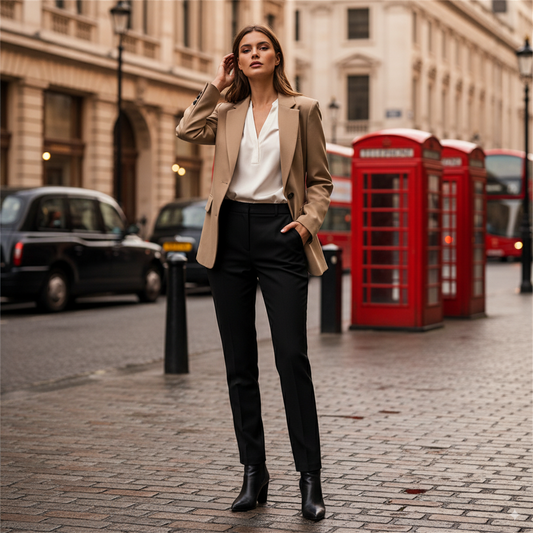 Chic Brown Blazer in Women's Tailoring