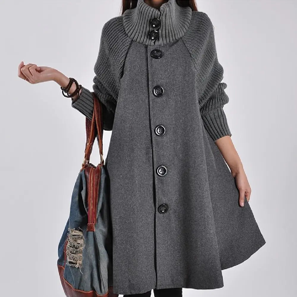 Women's Fashion Mid-Length Trench Coat