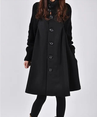 Women's Fashion Mid-Length Trench Coat